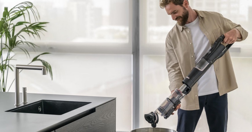 Tyčový vysávač Hoover HFX HFX10H 011 čierny/ružový Tyčový vysávač Hoover HFX HFX10H 011 čierny/ružový
