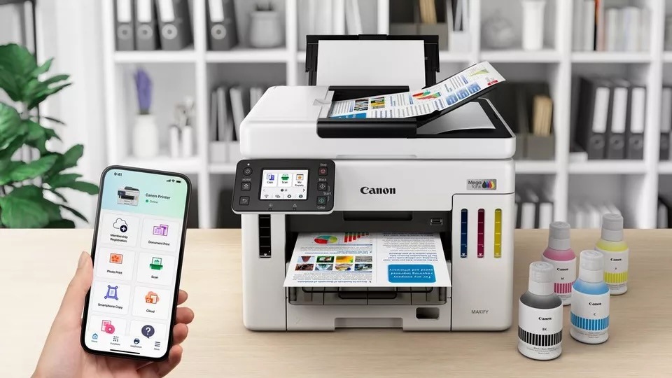 Tlačiareň multifunkčná Canon MAXIFY GX7140 biela Tlačiareň multifunkčná Canon MAXIFY GX7140 biela
