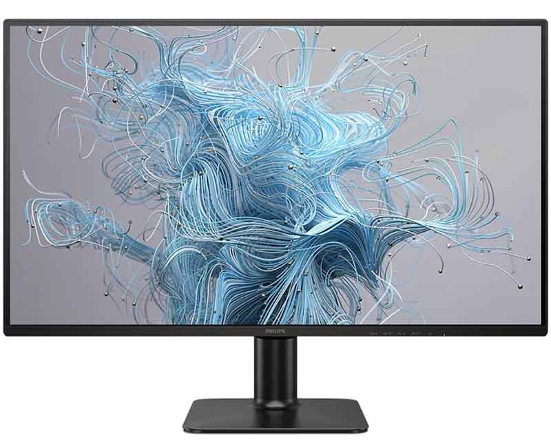 Monitor Philips 27E2N2500 v čiernom farebnom prevedení.