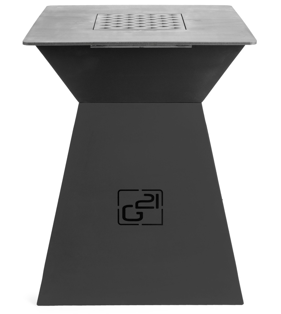 Gril záhradný na drevené uhlie G21 COG-VER-BL Maine Black obsahuje viac tepelných zón