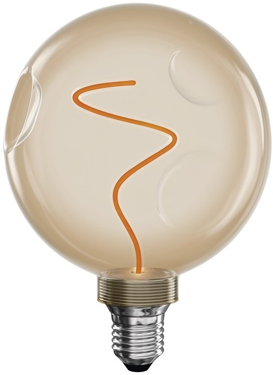LED žiarovka EMOS DECO CG125A "BURGEON" vyžaruje teplé biele svetlo