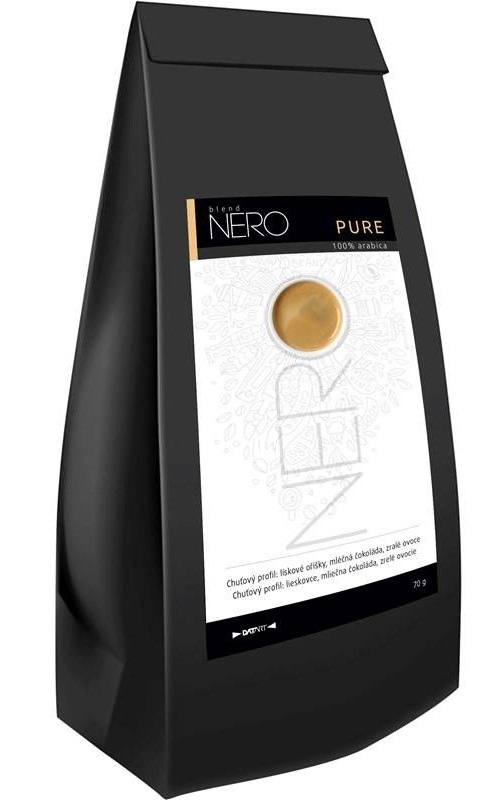 Káva zrnková Nero Pure 70 g