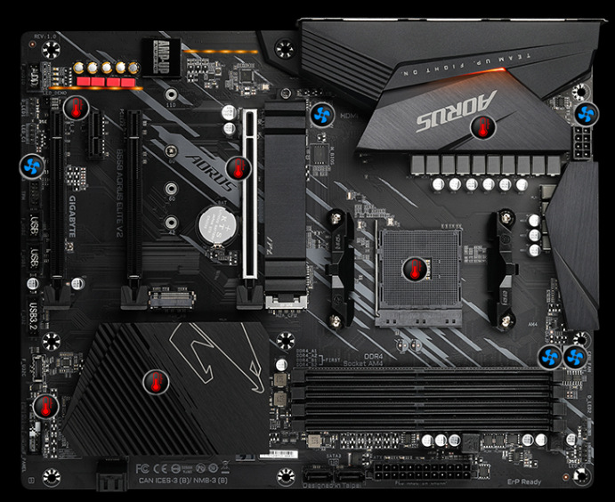 Základná doska GIGABYTE B550 AORUS ELITE AX V2
