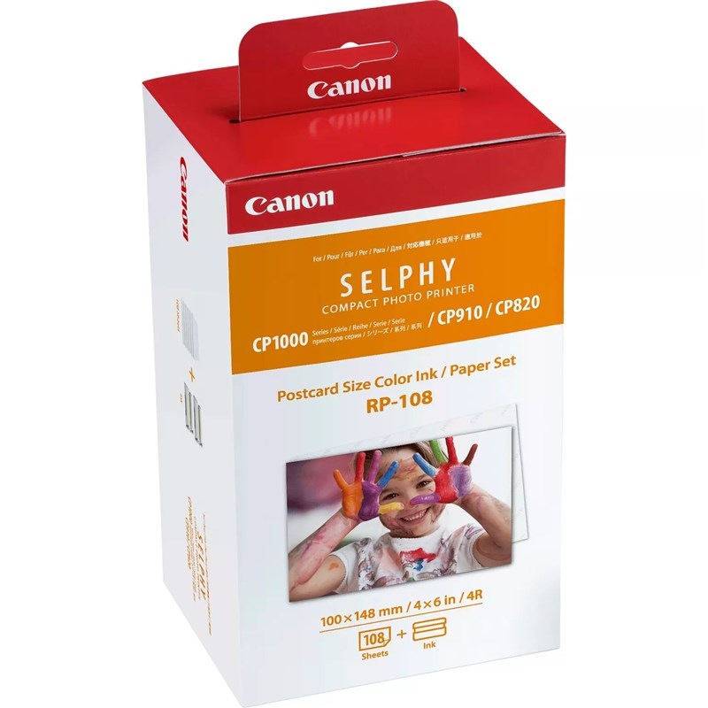 Fotopapier Canon RP-108,10x15 cm, 108 listov pre Selphy