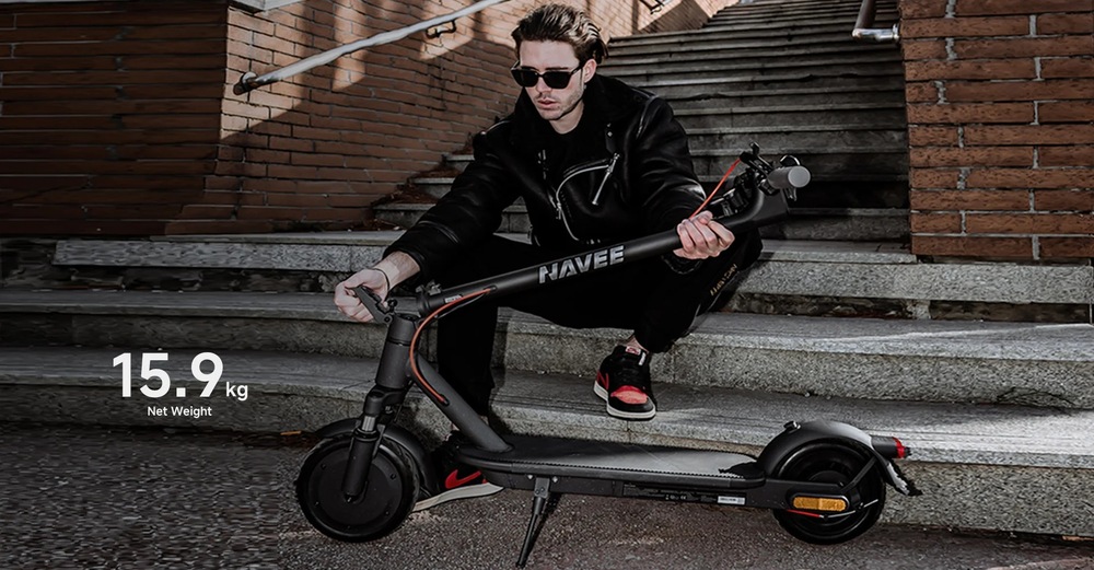 Elektrická kolobežka NAVEE EasyRide E25 Pro sivá Ľahká a praktická konštrukcia robí z kolobežky ideálny dopravný prostriedok do mesta