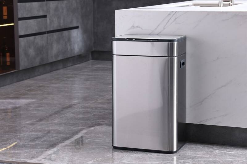 Bezdotykový odpadkový kôš Helpmation ELEGANT AK5515, 40 l nerez Bezdotykový odpadkový kôš Helpmation ELEGANT AK5515, 40 l nerez