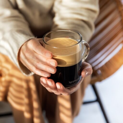 Kapsulový kávovar Krups Nespresso Vertuo Pop XN920510 červený