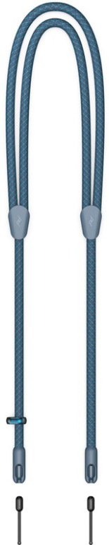 Popruh na krk Peak Design Crossbody Strap v modrej farbe pre telefón alebo kompaktný fotoaparát