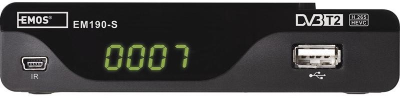 Set-top box EMOS EM190-S HD čierny Set-top box EMOS EM190-S HD čierny