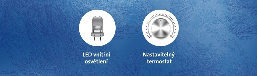 Chladnička ETA 154190000E biela Chladnička ETA 154190000E, nastaviteľný termostat