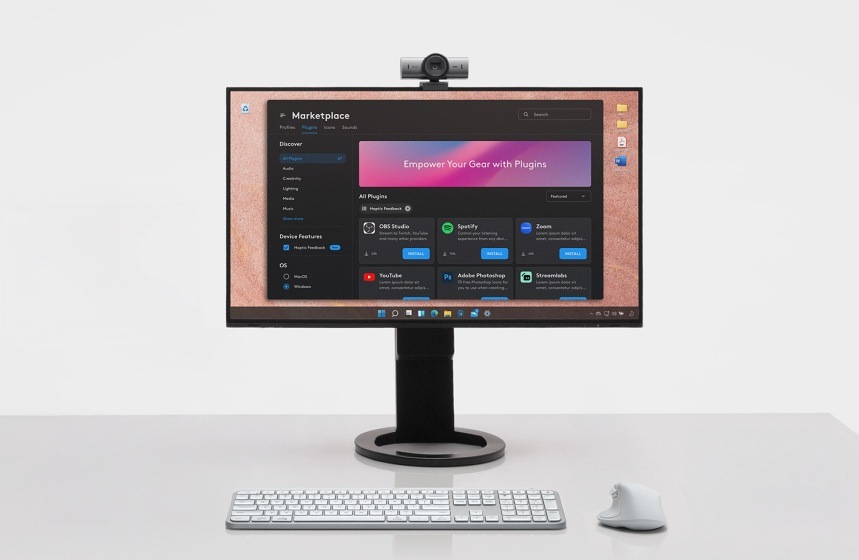 Myš Logitech MX Master 4 sivá