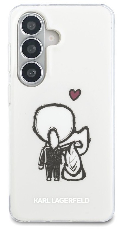 Kryt na mobil Karl Lagerfeld na Samsung Galaxy S26, priehľadná farba