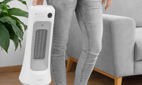Ohrievač quartzový Sencor SFH 8019WH Rukojeť