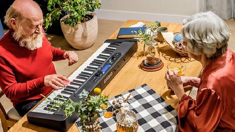 Elektronické klávesy Casio LK S450 čierna Elektronické klávesy Casio LK S450 čierna