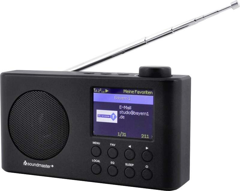 Internetový rádioprijímač s DAB+ Soundmaster IR6500SW čierny