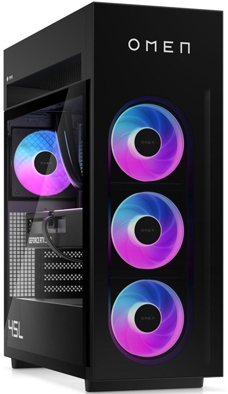 Herný počítač HP OMEN MAX by HP 45L GT23-0580nc R7-9800X3D, RAM 32GB, 2048, GeForce RTX™ 5080-16GB Microsoft Windows 11 Home - čierny