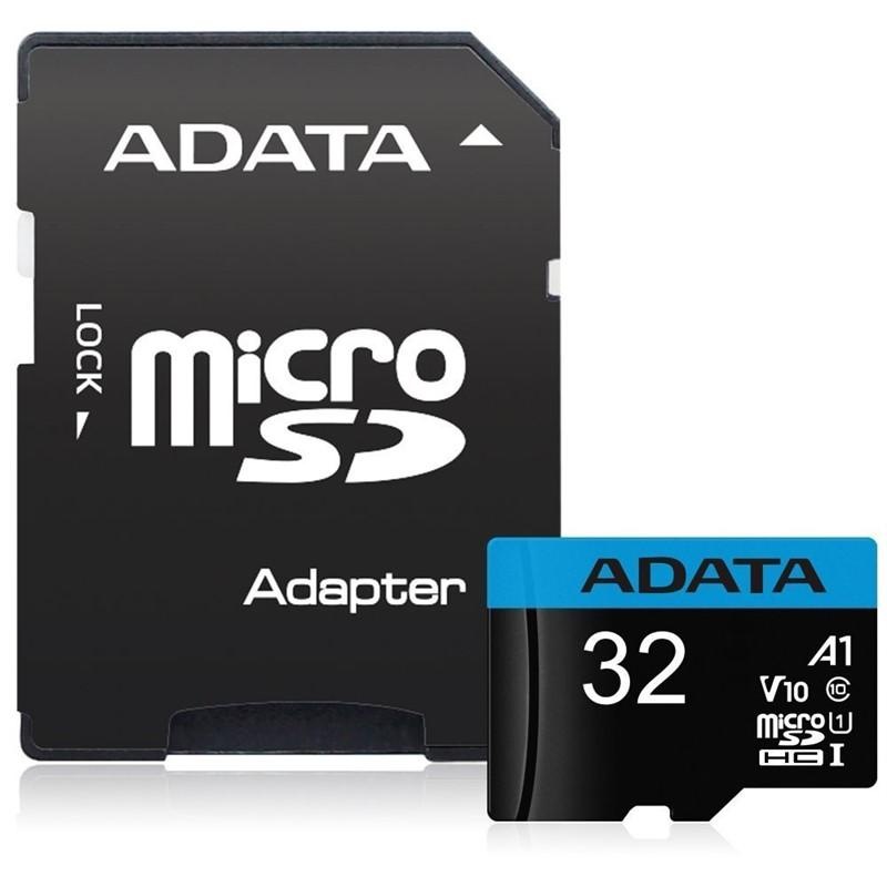 Pamäťová karta ADATA Premier MicroSDHC 32GB UHS-I (85R/20W) + adaptér