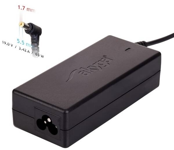 Sieťový adaptér Akyga pre notebook 19V/3.42A/65W 5.5x1.7 mm pre Acer