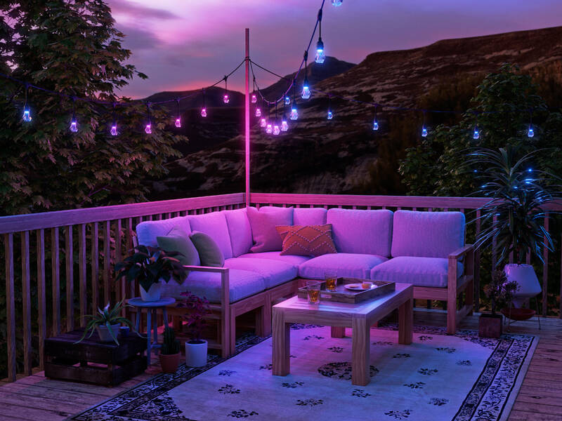 Párty osvetlenia Nanoleaf Outdoor String Lights Starter Kit 15m NLFNF084K0220SLO_02