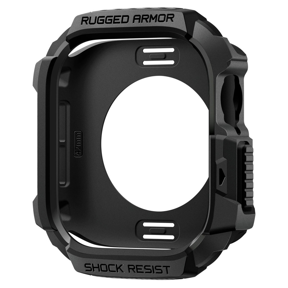 Ochranné púzdro Spigen Rugged Armor 2 na Apple Watch 46mm - čierne