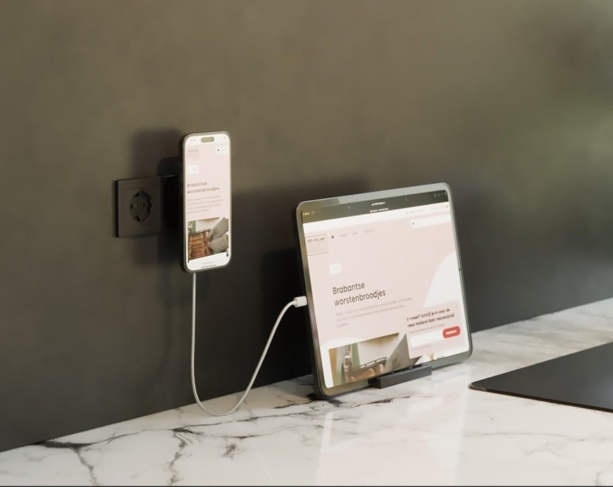 Nabíjačka do siete ZENS USB-C + bezdrôtové nabíjanie biela Nabíjačka do siete ZENS USB-C s bezdrôtovým nabíjaním nabijú 2 zariadenia naraz