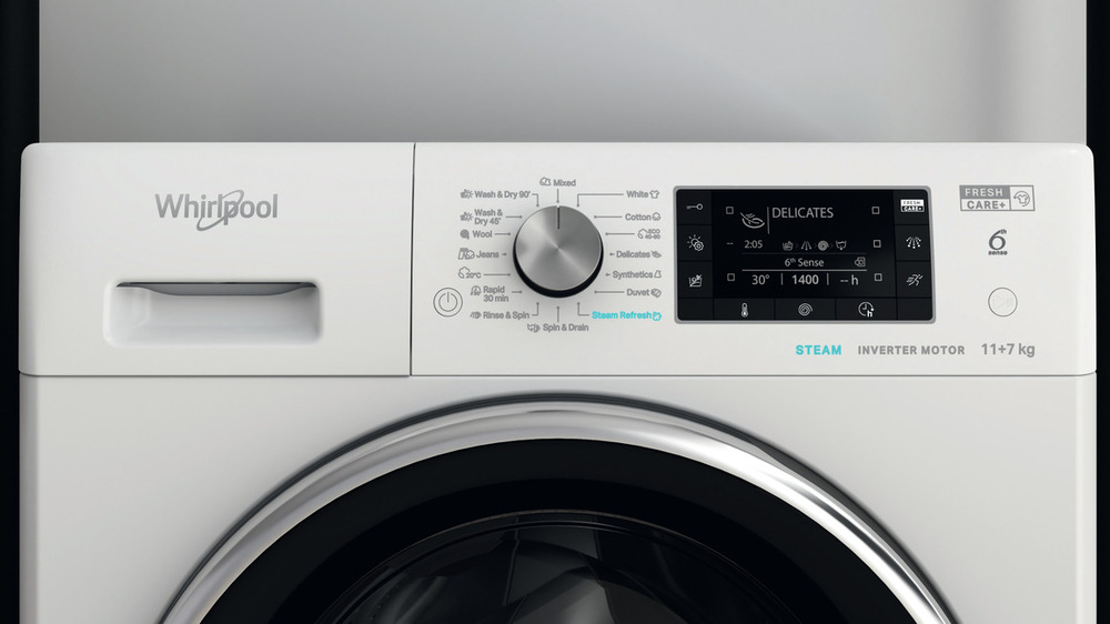 Práčka so sušičkou Whirlpool FreshCare+ FFWDD 1176258 BCV EE biela
