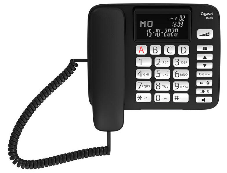 Domáci telefón Gigaset DL780 PLUS čierny