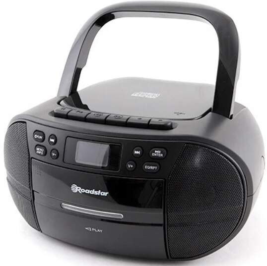 Rádiomagnetofón s DAB+/CD Roadstar RCR-779 D+ čierny Rádiomagnetofón s DAB+/CD Roadstar RCR-779 D+ čierny