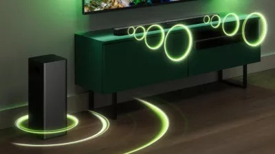 Soundbar Philips TAB8200 sivý