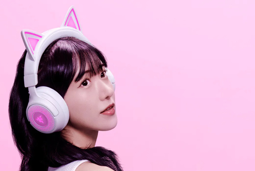 Headset Razer Kraken Kitty V3 Pro čierny