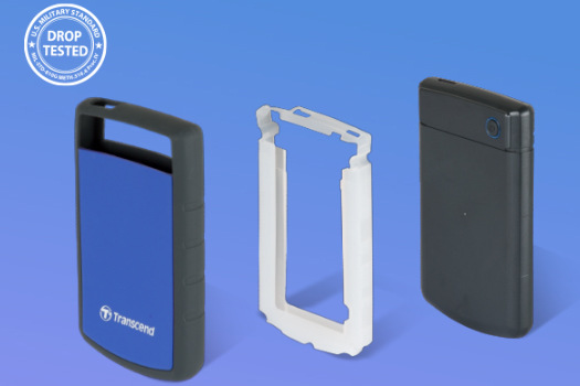 Externý pevný disk Transcend StoreJet 25H3P 1TB čierny/fialový Externý pevný disk Transcend StoreJet 25H3P 1TB čierny/fialový