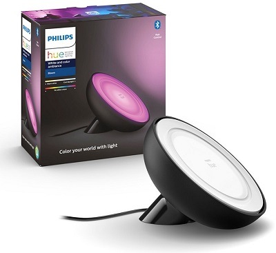 Stolná lampa Philips Hue Bloom, White and Color Ambiance čierna Philips Hue Bloom, White and Color Ambiance, černá