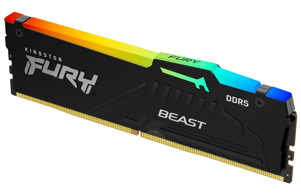 DIMM Kingston FURY Beast Black RGB EXPO 16 GB (1× 16 GB) (KF560C30BBEA-16)