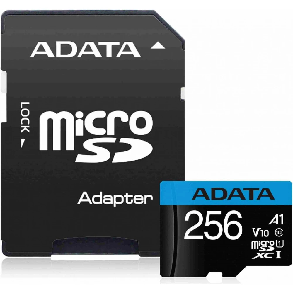 Pamäťová karta ADATA Premier MicroSDHC 256GB UHS-I (85R/20W) + adaptér