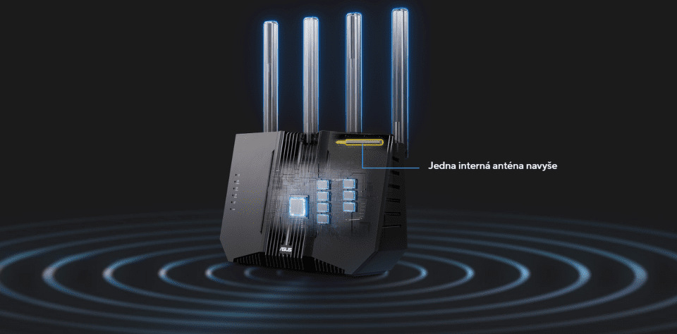 Router Asus RT-BE92U čierny