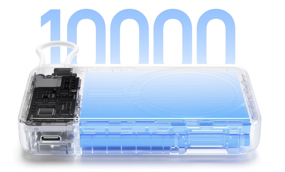 Kapacita 10 000 mAh powerbanky Xiaomi Magnetic