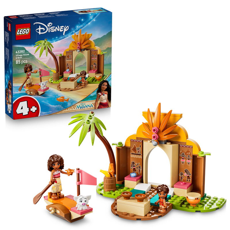 Stavebnica LEGO® │ Disney 43282 Dedinský dom a loďka