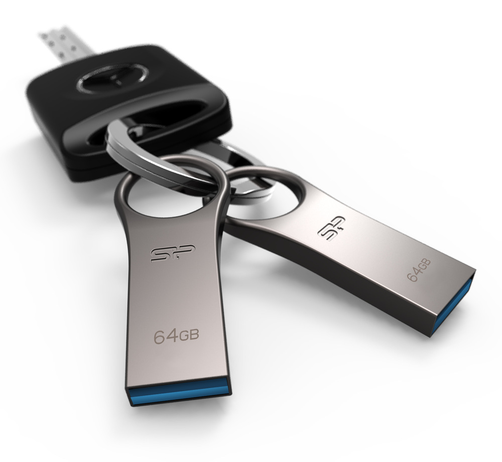 USB flashdisk Silicon Power Jewel J80 64 GB strieborný USB flashdisk Silicon Power Jewel J80 64 GB strieborný