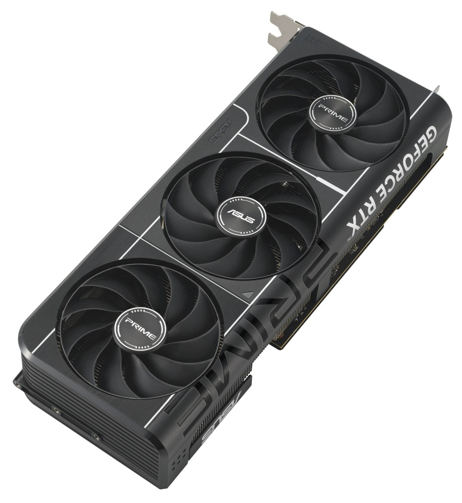 Grafická karta Asus PRIME GeForce RTX 5070 12GB Grafická karta Asus Prime GeForce RTX 5070 OC 12G s trojitým ventilátorovým chladením v čiernej farbe