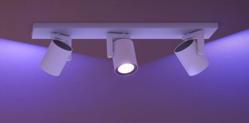 Bodové svietidlo Philips Hue Argenta White and Color Ambiance 3 Spot biele Bodové svietidlo Philips Hue Argenta White and Color Ambiance 3 Spot biele