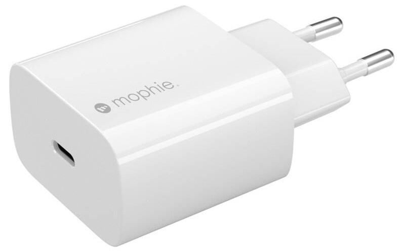 Nabíjačka do siete Mophie 30W, 1x USB-C, GaN, vhodný pre MacBook Air, iPad, iPhone biely