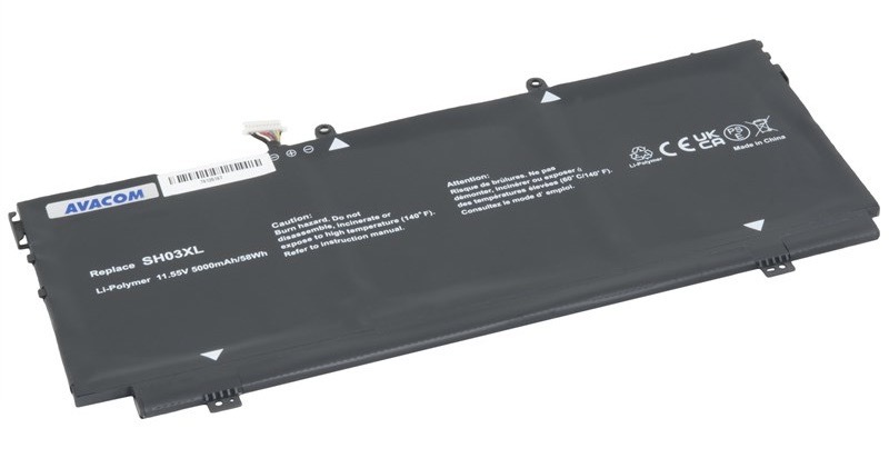 Batéria Avacom HP Spectre X360 13-W series Li-Pol 11,55V 5000mAh 58Wh