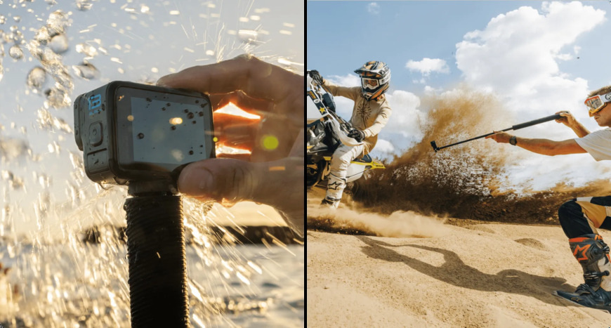 Selfie tyč GoPro extra dlhá výsuvná (Premium Pole) čierna „Selfie