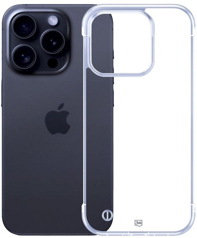 Kryt na mobil 3mk Just20g Clear Case na Apple iPhone 16 Pro - priehľadný