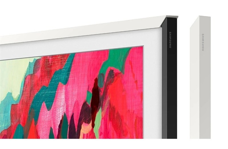 Výmenný rámček Samsung pre Frame TV s uhlopriečkou 65" (2025), Rovný design biely Výmenný rámček Samsung pre Frame TV s uhlopriečkou 65" (2025), rovný design - biely