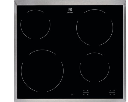 Sklokeramická varná doska Electrolux Inspiration EHF6240XXK čierna/nerez