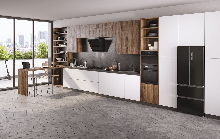 Odsávač pár Haier I-Link Series 6 HADG6DS46BWIFI čierny Odsávač pár Haier I-Link Series 6 HADG6DS46BWIFI čierny