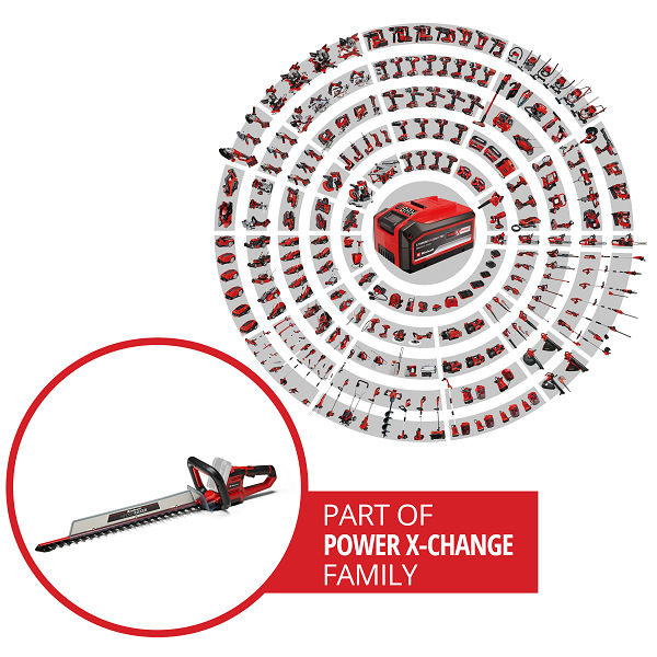 Einhell GE-CH 18/60 Li-Solo, čierna / červená