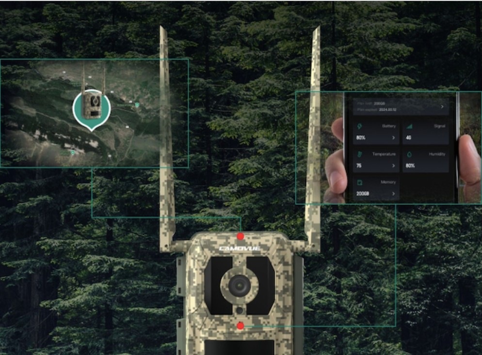 Fotopasca Reolink Talon Series T130 so senzorom teploty a vlhkosti a GPS lokalizáciou v teréne