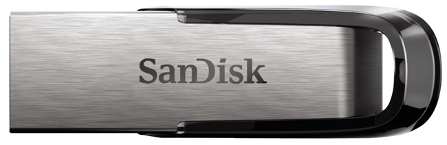 USB flashdisk SANDISK Ultra Flair 128GB strieborný/modrý